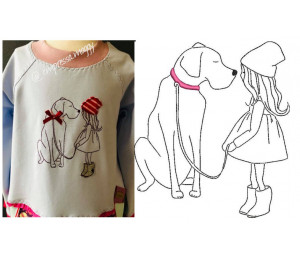 Stickdatei - Hundeliebe 1